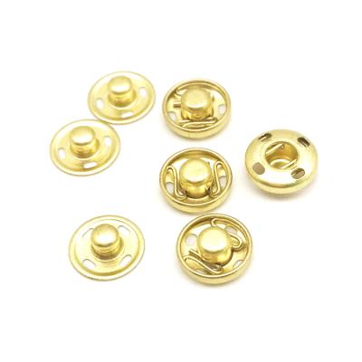 China Custom Dry Cleaning Nickel Loose Cloth Snap Free Hidden Brass Clothing Metal Snaps Buttons for sale