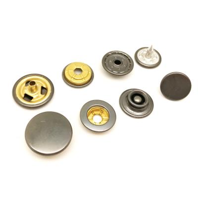 China Dry cleaning wholesales custom metal hardware lead free 4 part hand press mold gunmetal snap button nickel free for sale