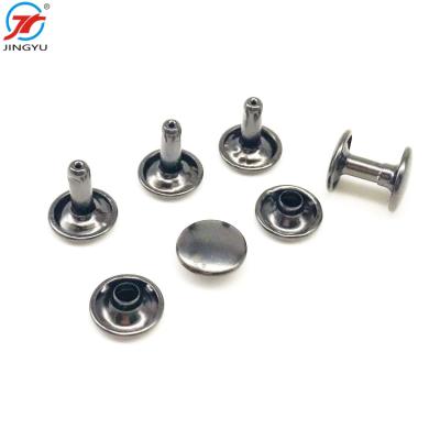 China High Quality Free Round Different Size Double Size Different Leather Cap Brass Studs Brass Rivet for sale