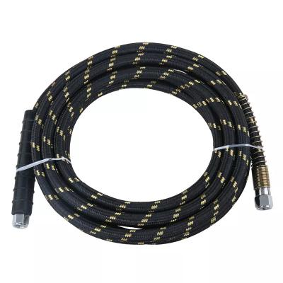 China SPS 33FT Anti Abrasion Black High Temperature Steamer 10m High Pressure Jet Washer Hose for sale