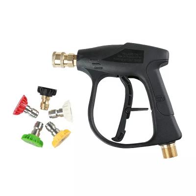 China Environmentally Friendly High Pressure SPS Power Seal Spray Nozzle Car Wash Gun High Pressure Water With 5 Nozzle Tips for sale