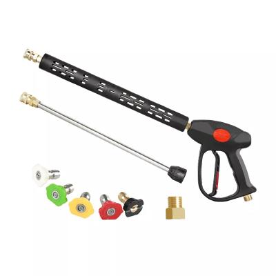 China Eco-Friendly Black Pressure Washer4000PSI Gun Black SPS Classic Car Seal Wand With Extension Wand Set For Sale Garden for sale