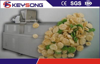 China Custom Corn Flakes Production Machine , Twin Screw Extruder Corn Flakes Processing Line for sale