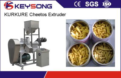 China Cheetos /  Kurkure Making Machine , 380v / 50hz Twin Screw Extruder Food Snacks Machine for sale