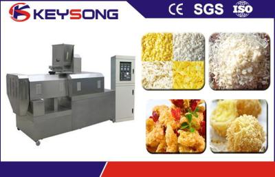 China Brot-zerkrümelndes Maschinen-Doppeltes des Edelstahl-304, Extruder-industrielle Lebensmittelproduktions-Maschinen zu verkaufen