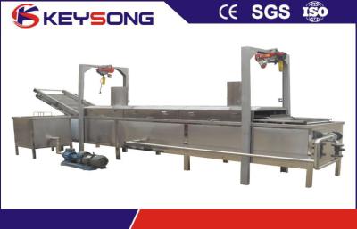 China 304 Stainless Steel Potato Chips Making Machine 100 - 200 Kg / H Production Capacity for sale