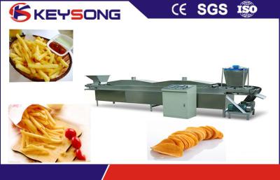 China PLC Control Potato Chip Fryer Equipment , Snack Potato Chips Frying Machine for sale