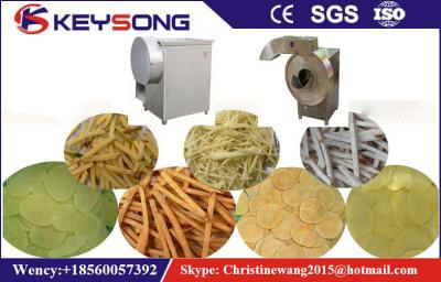 China Semi - Automatic  French Fries Processing Line , 1-15mm Industrial Potato Cutter for sale