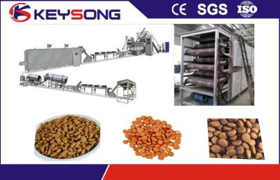 China Dry Dog Food Processing Equipment , High Capacity Animal Food Making Machine for sale