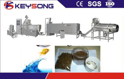 China Fish  Extrusion Food Making Machine Fish Feed Pellet Production Line 1 - 3 Ton for sale