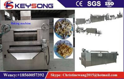 China Stainless Steel Corn Flakes Making Machine , Custom Grain Processing Equipment for sale