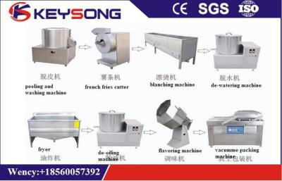 China Banana / Potato Chips Manufacturing Machine , Slice Potato Wafer Making Machine for sale