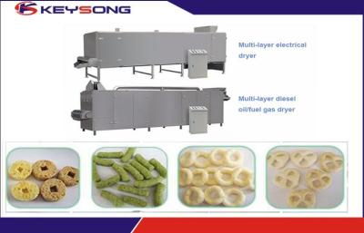 China Extrusion Cheese Ball Snacks Production Machines , Puffed Corn Snack Making Machine for sale