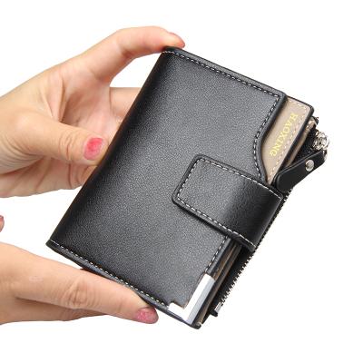 China Waterproof 2020 New PU Men's Short Wallet Mini Multifunctional Wallet for sale