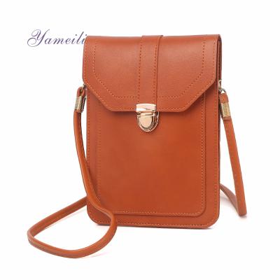 China Slim Fashionable Phone Cross - Mini Body Coin Leather Flash Purse for sale