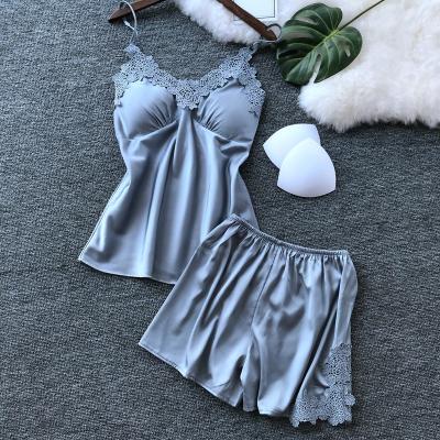 China Home 2019 Breathable Chinese Cheap Pashminas Pashminas Pajamas Sleepwear Silk Lace Nightgown for sale