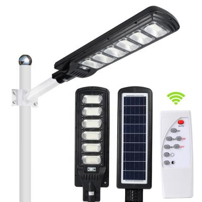 China Outdoor ROAD long working time 50w 100w 150w 200w 250w 6500k fixture waterproof sensor all in one led solar street light for sale