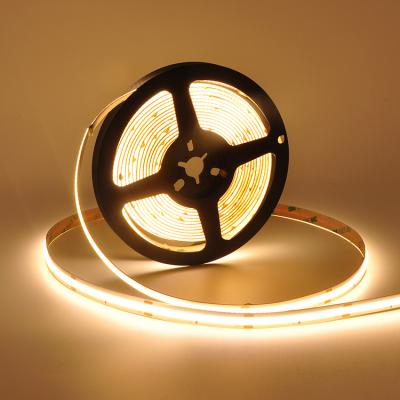 China LANDSCAPE High CRI95 Ip65 Flexible Dotless Outdoor Light 420leds Dc24v Ultra Thin Soft Cob Led Strip Light for sale