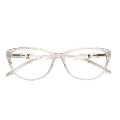 China New PC Cat-Eye Glasses Glass Solid Color Frame Anti-blue Glasses For Men And Women for sale