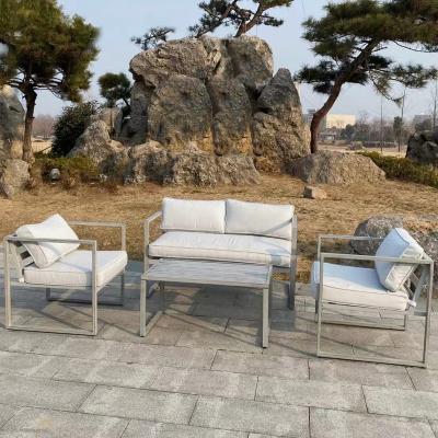 China Direct Global Trade Modern Courtyard Garden Outdoor Four Piece Furniture Set For Sale for sale