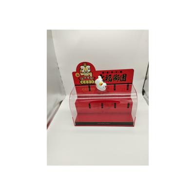 China Low Price Genuine Exquisite Toy Box Pretty Acrylic Popular Acrylic Toys Showing Racks With Lid for sale