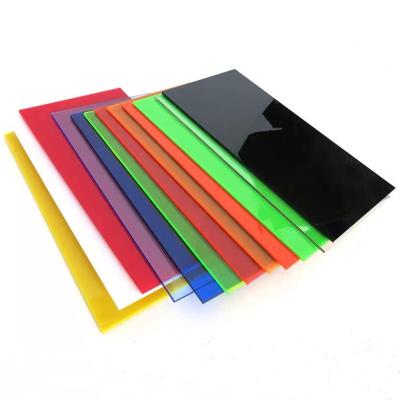 China Environmental Protection 3mm Color PMMA Transparent Board Acrylic Sheet for sale