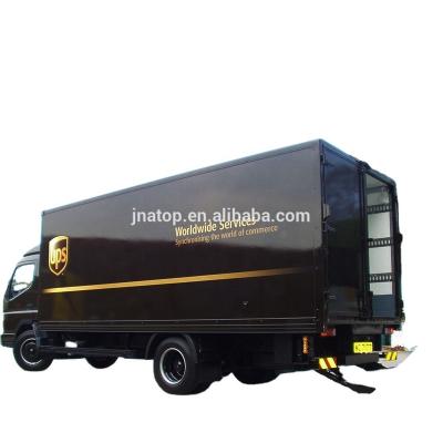 China Cabin 4.3m Length Dry Cargo Single Body 3.5T Express Cargo Van Truck for sale