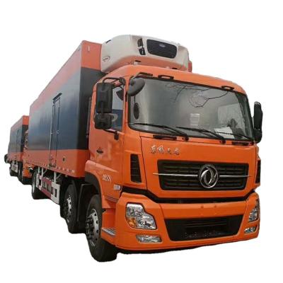 China 30T 8.5m Length Heavy Duty Truck Carrier 1150 Supra Body Reefer Truck Self Powered Refrigeration Units for sale