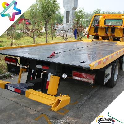 China Available 700P NPR Car Chassis Carrier Medium Duty Hydraulic Tow Truck Customized Single Cab Chassis Rollback Truck for sale