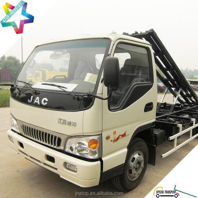 China Full Flat 12 Degree Low Angle Low Angle Stream Roll Down Loader Single Cab With Land For Loading And Unloading Car Carrier Tow Truck for sale