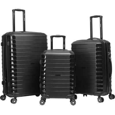 China Outdoor PP Suitcase Set 3 Pcs Luggage Spinner Men 20 24 28 Inch PP Trolley Bags for sale