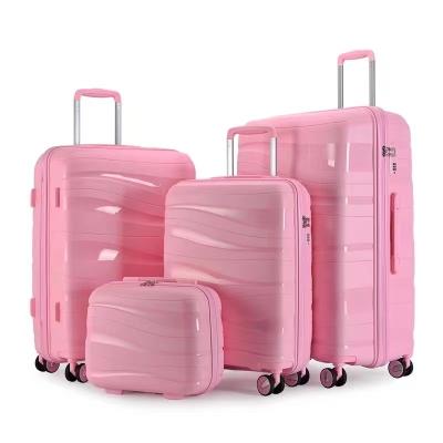 China Waterproof CASE 20INCH/24INCH/28INCH 1 SMALL SET Bag Trolley Luggage Original Factory Own Design PP Travel Trolley Luggage Bag Suitcases Luggage Sets for sale