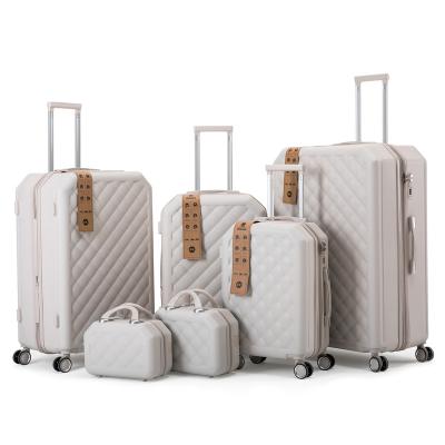 China ABS Travel Suitcase Sets 12/14/20/24/28/32 Trolley Luggage Sets For Travel In Hot Sale for sale