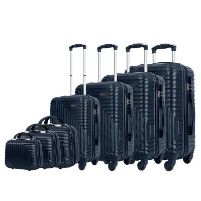 China Travel Bottom Designer Custom ABS Trolley Luggage Carry On Suitcase Set Other Luggage for sale