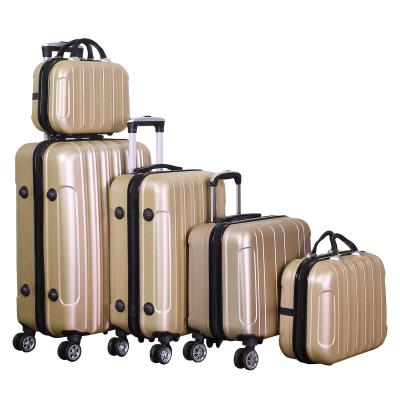 China New Model ABS Business Suitcase Trolley Case With Universal 20 Wheel Large Capacity Code Box 24 28 Inch Luggage Sets for sale