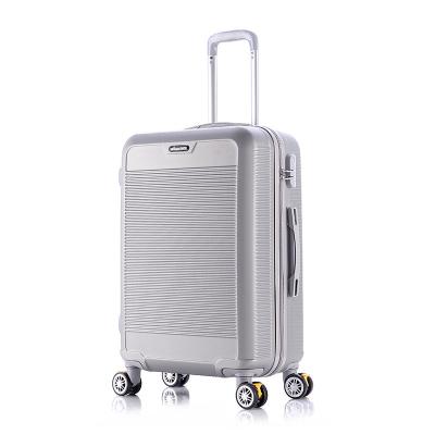 China Low MOQ High Quality Cheap Aluminum Travel Trolley Luggage Waterproof Bottom Luggage Carry On Travel Suitcase Set for sale