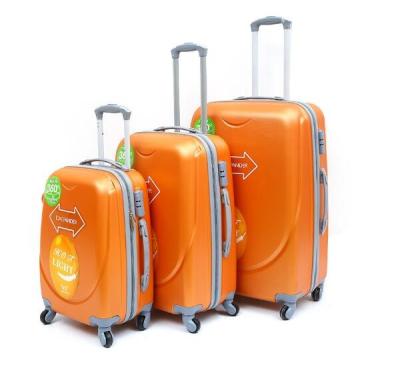 China Travel Classic Vintage Bottom ABS 3 Piece Trolley Set Bags Hard Shell Traveling Spinner Luggage Suitcase Set for sale