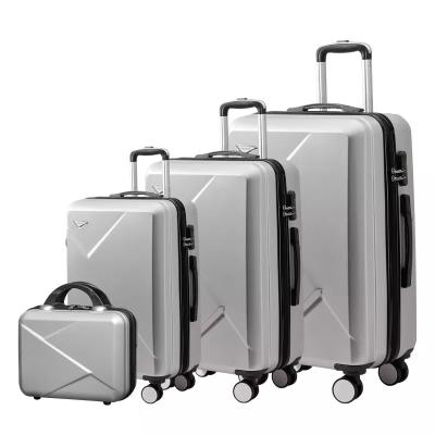 China Wholesale Trolley Luggage Travel ABS Polycarbonate Expandable Bag Carry On Suitcase Sets for sale