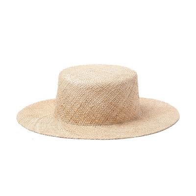 China 2021 Character Natural Precious Grass Straw Hat Manufacturer New Braided Sun Beach Panama Sombreros Children Handmade Straw Hats for sale