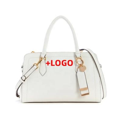 China Waterproof 2022 new fashionable daily shopping bag gold tonal logo store inside portable key chain removable split horizontal strap sensitive bag for sale