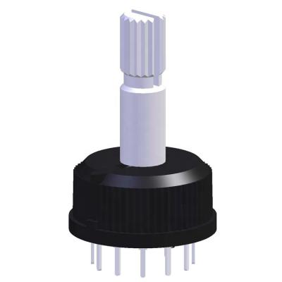 China Microwave Rotary Switch 10mm 16V-30V 0.1A 360 Degree Rotation Durable Using For Microwave/Oven/Squeezer for sale