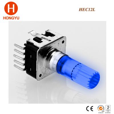 China RGB Rotary Push Switch LED Encoder Potentiometer HEC12L3 for sale