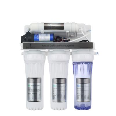 China Under Sink Self Cleaning Water Filters /75G RO Osmosis Water Filter/100 gpd Automatic Reverse Osmosis System for sale