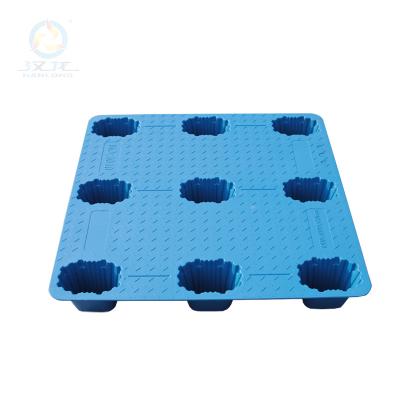 China BHL-1010 Single Sided New Or Recycled 8.0kg Plastic Shipping Packing 4 Way Pallet for sale