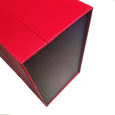 China Handmade Hard Cardboard Boxes For Gift Package Wine Box Jewelry Box Foam Inserted for sale