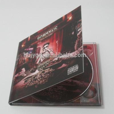 China CD Digipak, 750gsm cardbpard paper, 4 panels, glossy lamination, 700MB shrink wrap for sale