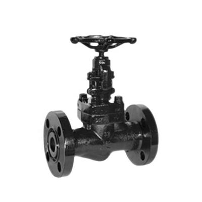 China Industry Kamroo DIN/ANSI Flanged Ends Forged Carbon Steel A105n Bellow Sealed Forged Steel Stop Globe Valve for sale