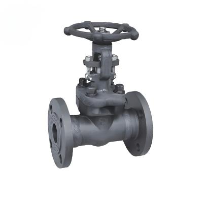 China Oil and gas industry CE API ANSI DN50/150/300/450 High Pressure High Temperature Forged Steel A105 Wcb Cast Steel Flange Gate Valve for oil gas steam for sale