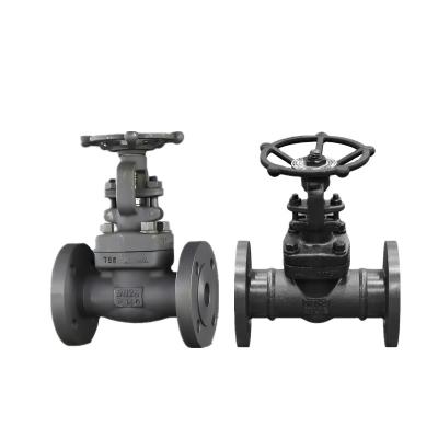 China Oil and gas industry CE API ANSI DN25/50 High pressure 150lb 300lb PN50 high Temperature Forged Steel A105 wcb Flange Gate Valve for  oil gas steam for sale