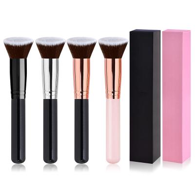 China Private Label Hair Makeup Tool Professional Soft Single Brush Soft Blush Foundation Brush Loose Powder Brush for sale